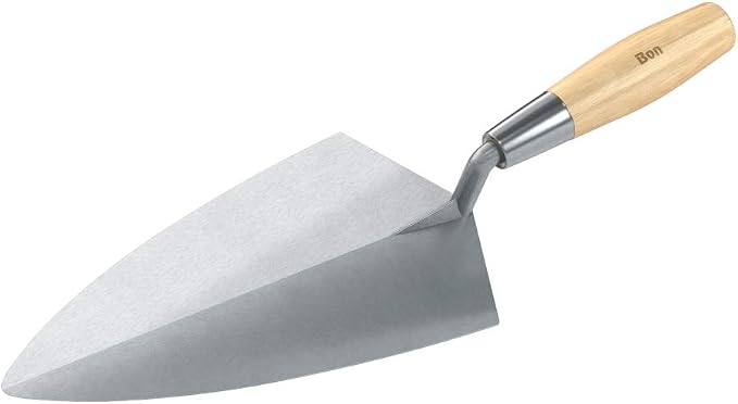 Bon 72-642 Brick Trowel Keystone Forged 11-inch Philadelphia Wood Handle