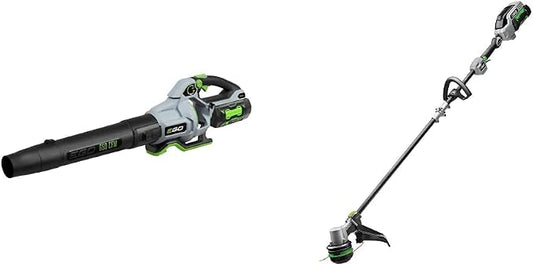 LB6504 650 CFM Variable-Speed 56-Volt Lithium-ion Cordless Leaf Blower 5.0Ah Battery and Charger Included & ST1521S 15-Inch String Trimmer