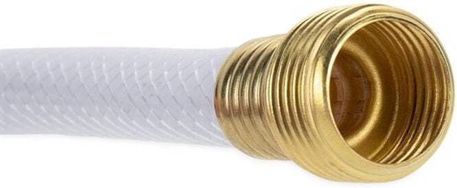 Camco TastePURE 25-Ft - RV Drinking Water Hose - Contains No Lead, No BPA & No Phthalate - Features Reinforced Design & Crafted of PVC - 1/2” Inside Diameter, Made in the USA (22733)