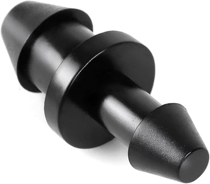 120 Pack 1/4" Drip Irrigation End Plug Fittings：1/4'' Drip Barbed End Cap Connectors for 1/4 Inch Irrigation Tubing Goof Plugs for Garden Drip Line Systems