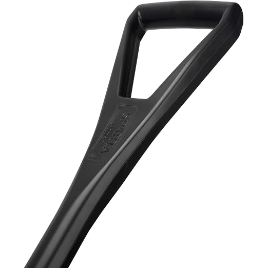SPARTA Polypropylene Sanitary Shovel, One-Piece Food Handling Scoop, Commercial Kitchen and Bulk Ingredient Transfer Tool, 13.75" x 16.5" Scoop, Black