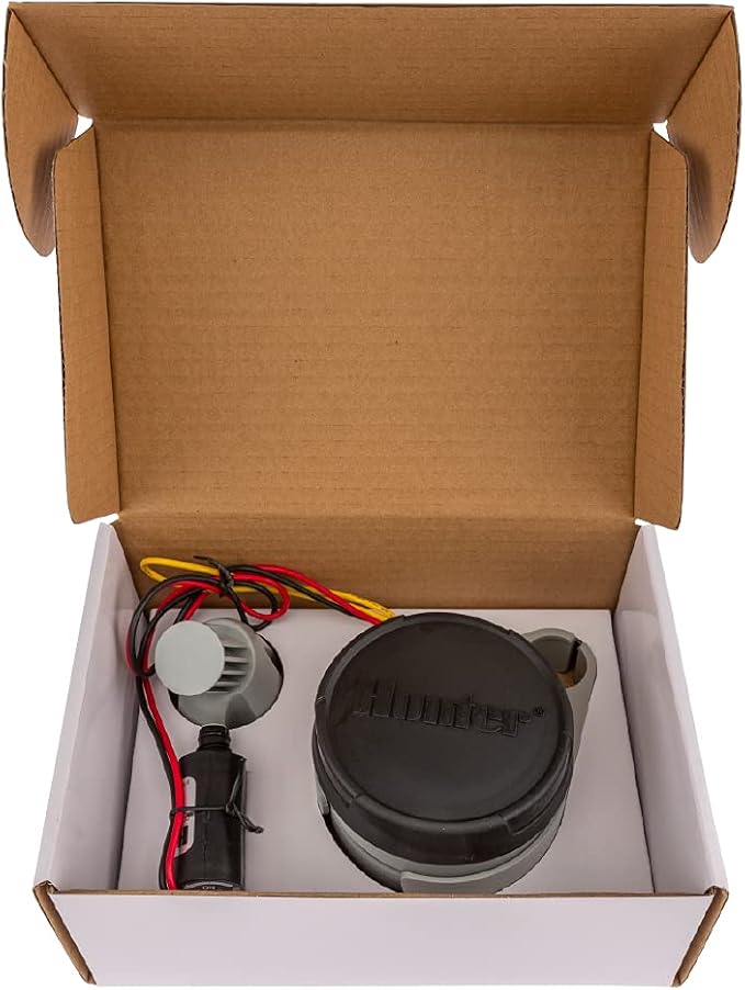 Hunter NODE-100 Battery Sprinkler Timer, 1-Zone Controller with Solenoid