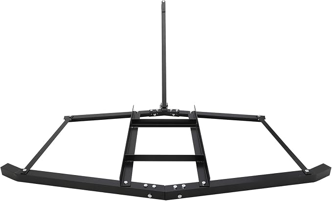 GarveeLife 74”Wide Drag Harrow, High Efficient Driveway Grader with Pin Hitch, Up to 50 LBS, Heavy Duty Lawn Leveling Rake Pull Behind Lawn Tractor Rake for Sand, Soil, Farm, Garden