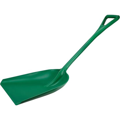 SPARTA Polypropylene Sanitary Shovel, One-Piece Food Handling Scoop, Commercial Kitchen and Bulk Ingredient Transfer Tool, 13.75" x 16.5" Scoop, Green
