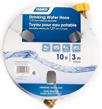 Pureflex 200 RV Freshwater Hose, Reinforced, 10-Ft. (A)