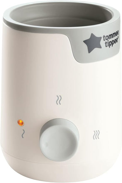Tommee Tippee Easiwarm Bottle Warmer, Warms Breast Milk and Formula Bottles to Body Temperature in Minutes, Automatic Timer, One-Dial Operation, White (Pack of 6)