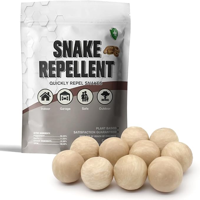 Snake Repellent for Yard, Snake Repellent Outdoor, Snake Away Repellent Outdoor, Snake Deterrent for Yard, Snake Deterrent Outdoor, Backyard Snake Repellent- 10 Packs