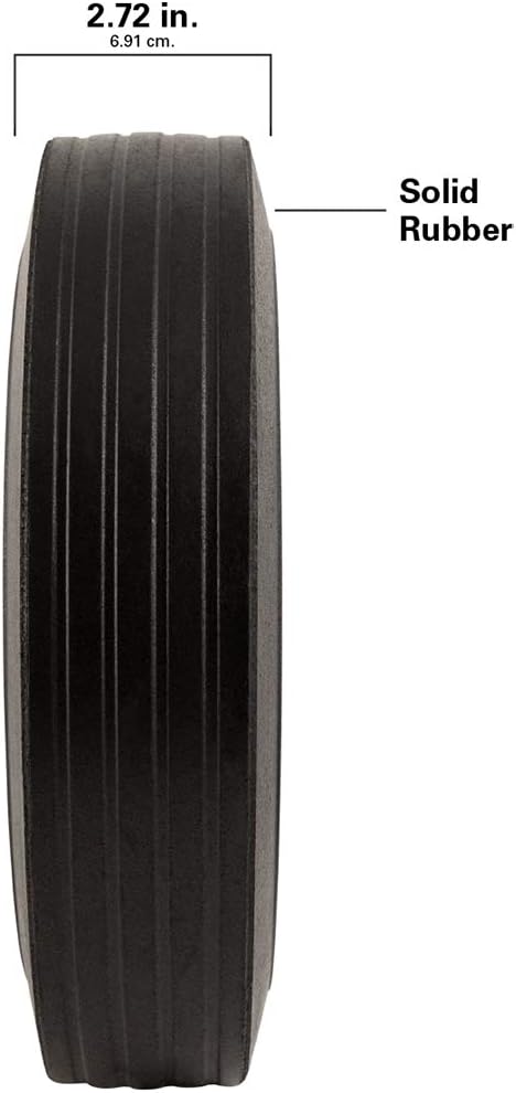Flat Proof Replacement Wheel - 10-Inch - 300 lb. Load Capacity - For use on Wagons, Carts, & Many Other Products