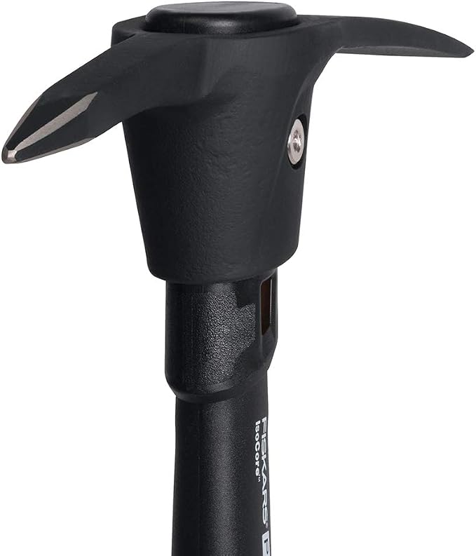 Fiskars 751220-1001 Pro IsoCore Pick/Mattock, 1.5 lb, Orange/Black & 384490-1002 Garden Scratch Tool Set with Shovel, Hand Rake and Spade for Weed Removal, Digging, Gardening, Black/Orange