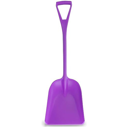 SPARTA Polypropylene Sanitary Shovel, One-Piece Food Handling Scoop, Commercial Kitchen and Bulk Ingredient Transfer Tool, 13.75" x 16.5" Scoop, Purple (Pack of 3)