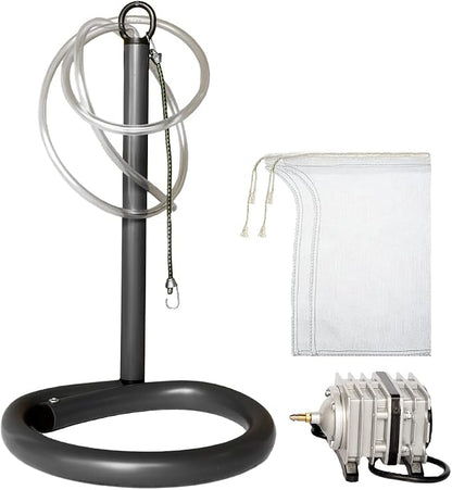 Worm Brew - Compost Tea & Worm Casting Tea Brewer - 5 Gallon Bucket Aerator (Pump Included) D10