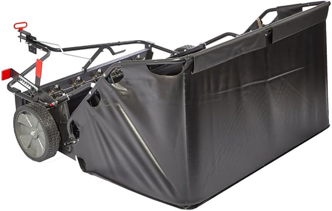 Brinly 42" Tow-Behind Combo Lawn Sweeper with Dethatcher and Hamper Windscreen