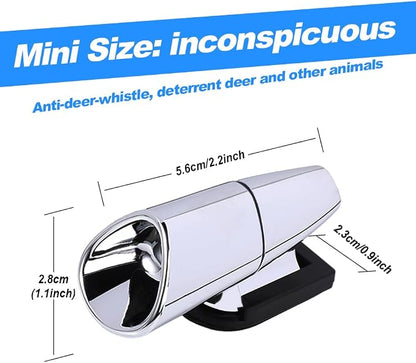 4pcs Deer Warning Whistles Device for Car, Anti-Deer-Ultrasonic-Whistle, Save Animal Horn Alert Protector Device, Automotive Invisible Safety Sensor for SUVs Truck Motorcycle Off-road Vehicle RVs Taxi