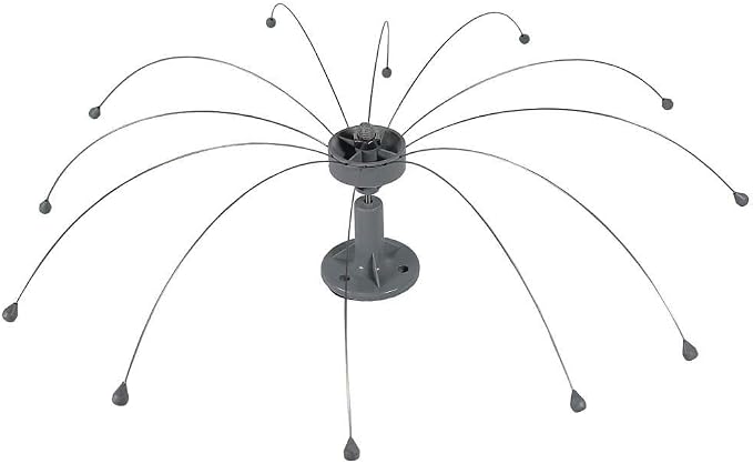 Bird Barrier Daddi Long Legs - 6 Ft | Scare Birds Away with Innovative Bird Spider Design | Bird Deterrent for Outside | Easy Installation on Roofs, Boats & HVAC Units | Durable Stainless Made in USA
