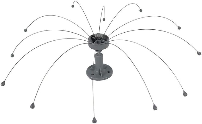 Bird Barrier Daddi Long Legs 4 Ft | Scare Birds Away with Innovative Bird Spider Design | Bird Deterrent for Outside | Easy Installation on Roofs, Boats & HVAC Units | Durable Stainless | Made in USA