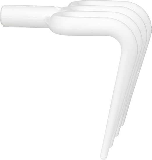 Vikan 56915 Rake,Hygienic,8",PP,White