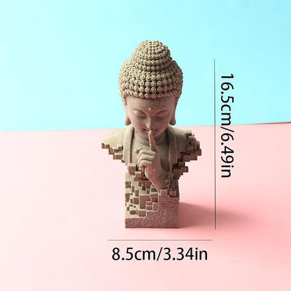 1PC Zen-Inspired Buddha Statue, Modern Silent Design for Home Decor, Yoga Spaces, Meditation Areas & Outdoor Gardens