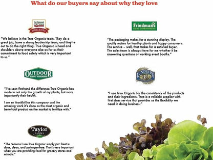 True Organic Rose & Flower Food – Organic Fertilizer for Stunning Blooms – 12lb Bag Covers 210 Sq. Ft.