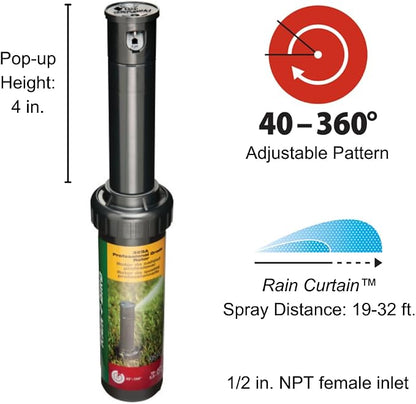 Rain Bird 32SA SAM Seal-A-Matic Simple Adjust Gear Drive Rotor, 40° - 360° Pattern, 19' - 32' Spray Distance (Replacement Rotor for 32ETI Easy to Install Kit)