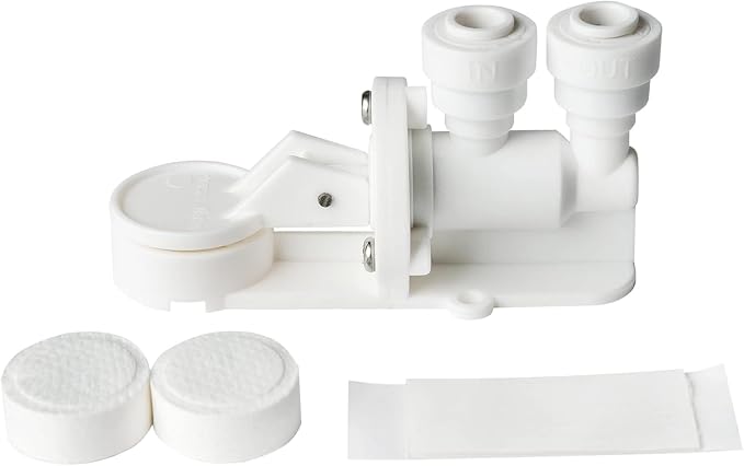 iSpring ALS1 Leak Detector and Shut-Off Valve for Reverse Osmosis and Under Sink Water Filtration Systems - 1/4” Quick Connect
