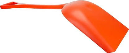 SPARTA Polypropylene Sanitary Shovel, One-Piece Food Handling Scoop, Commercial Kitchen and Bulk Ingredient Transfer Tool, 13.75" x 16.5" Scoop, Orange