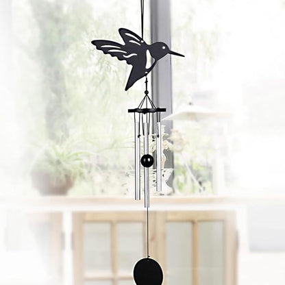 Humming Bird Wind Chime - Garden Wind Chime for Home, Outdoor Waterproof Windchime with Melodic Tones for Patio, Yard Decor, and as a Unique Housewarming Gift