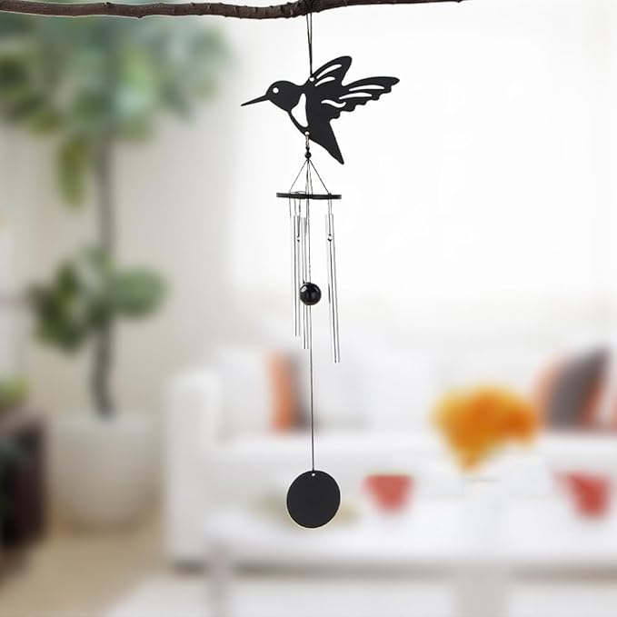 Humming Bird Wind Chimes, Garden Wind Chime for Home, Party, Festival Decor, Windchime Waterproof, Garden Yard Patio Hanging Decor, Idea Gift