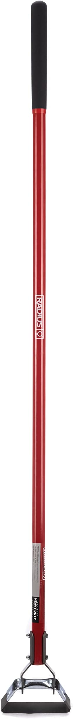 Radius Premium Long Handle Manure/Action Hoe, Fiberglass Shaft