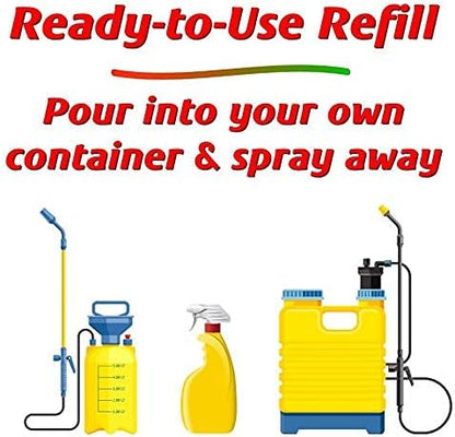 I Must Garden Deer Repellent: Spice Scent Deer Spray for Gardens & Plants – Natural Ingredients – 1 Gallon Ready to Use Refill
