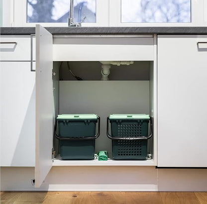 bioMat AirBox Compost Bin for Countertop Kitchen for 2.6 to 3 Gallon Compost Bags