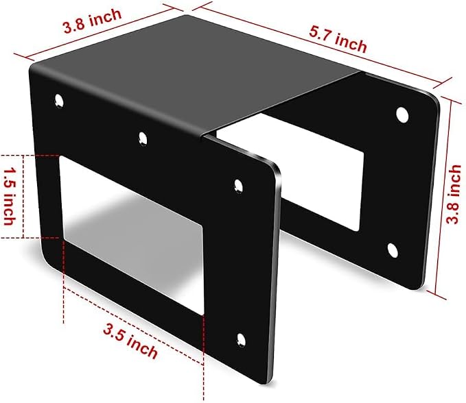 8 Pack Firewood Log Storage Rack Bracket Outdoor, Adjustable Heavy Duty Powder Coated Steel Holder,Fireplace Wood Storage, Log Holder