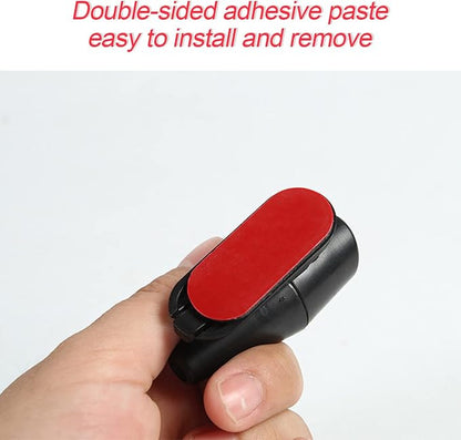 8sanlione Deer Warning Whistle for Car with Extra Tapes, 4 Pack Save Deer Whistles Repellent Devices, Animal Alert for Cars Vehicles Motorcycles (Black/4PCS)
