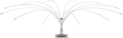 Buzzlett Stainless Steel Bird Deterrent with PVC Base for Outdoors, Boats, Docks and HVAC - Efficient Bird Repellent for Birds, Deters Seagulls and Other Birds from Landing- 6ft
