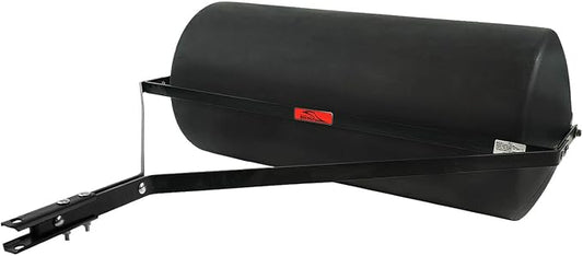 Brinly 42 Gallon 390 lb. Tow-Behind Poly Lawn Roller, 18 by 36" -Flat Black
