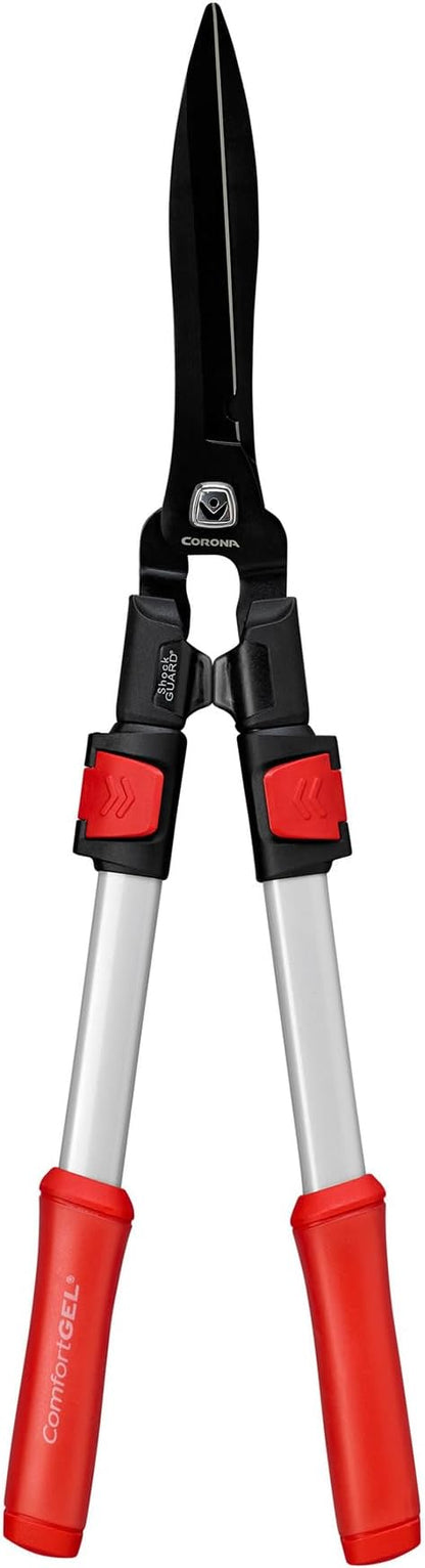 Corona HD 3344D Extendable Hedge Shears With ComfortGEL Grip, 9 Inch Blades, 16-3/4 Inch to 24-5/8 Inch Handles