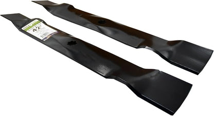MaxPower 561713B 2-Blade Set for 42" Cut Poulan/Husqvarna/Craftsman Replaces 138498, 138971, 127843, 532138971, 532127843, 532138498, CMXGZAM110136 | For 42" Cut Poulan, Husqvarna, Craftsman Replaces 138498, 138971, 127843, 532138971, 532127843, 532138...