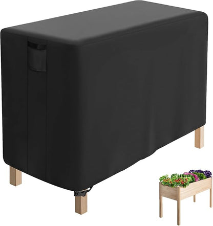 Outdoor Raised Garden Bed Cover for Winter (Only Cover),Waterproof Raised Planter Boxes Stand Covers - 97 x 49 x 22 inch