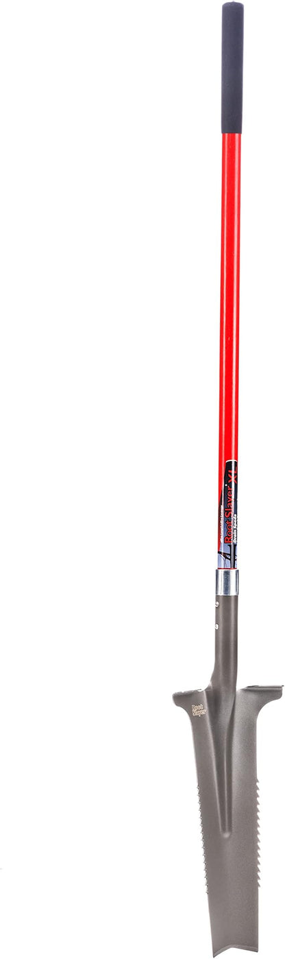 Root Slayer 22911 XL Drain Spade for Trenching & Landscaping, Red