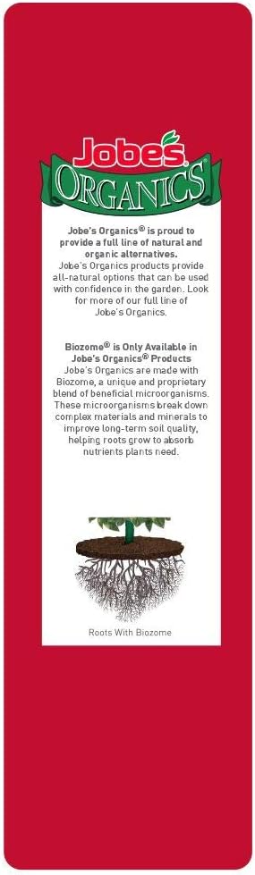 Jobe’s Organics 09026 Fertilizer, 4 lb & Jobe’s Organics 09526 Organic All Purpose Granular Fertilizer 4-4-4, 4 lb