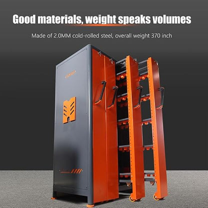 CAT/BT40 Large Capacity CNC Tool Storage Cabinet, CNC Tool Holder Vertical Drawer Cabinet for Warehouse Workshop Factory Garage Machining Centers
