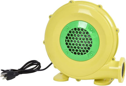 COSTWAY Bounce House Blower 950 Watt 1.25 HP for Inflatable Bounce House Bouncy Castle,Yellow/Green