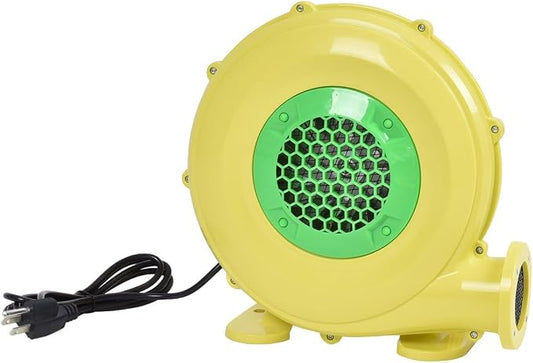 COSTWAY Bounce House Blower 950 Watt 1.25 HP for Inflatable Bounce House Bouncy Castle,Yellow/Green