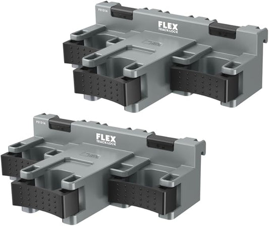 FLEX Track-Lock Wall Mount Storage System Triple Clamp Tool Mount, 2 Pack - FS1514-2