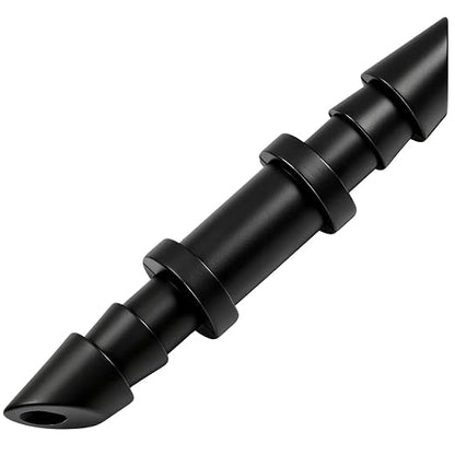 120 Pieces 1/4" Drip Irrigation Coupling Fittings：Drip Line Double Barbed Coupler Connectors for 1/4 Inch Irrigation Tubing 1/4'' Straight Coupler with Sharp End for Drip Irrigation System