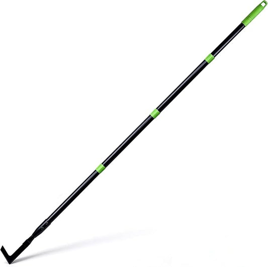 GREBSTK Crack Weeder Crevice Weeding Stainless Steel Tool Adjustable, 63 in | Adjustable 21-63in, Rust-Resistant L-Shaped Blade, Comfortable Handle, for Patio Cracks, Driveway Gaps, Walkway Edging