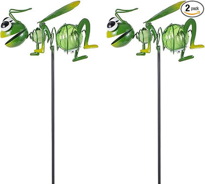 Viveta 2 Pack Solar Figurine Lights, Garden Solar Lights Stake | Ant Decorative Solar Light for Garden Pathway Patio, Waterproof Outdoor Decor