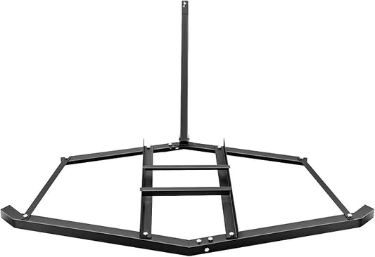 Driveway Drag Grader Harrow 84 Inch with 2 Adjustable Bars Driveway Drag Grader for Landscape Leveling or Farm Garden Field