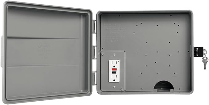 Orbit 57095 Outdoor Sprinkler Controller Cabinet with GFCI