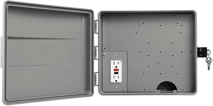4-Pack Orbit 57095 Outdoor Sprinkler Controller Cabinet with GFCI