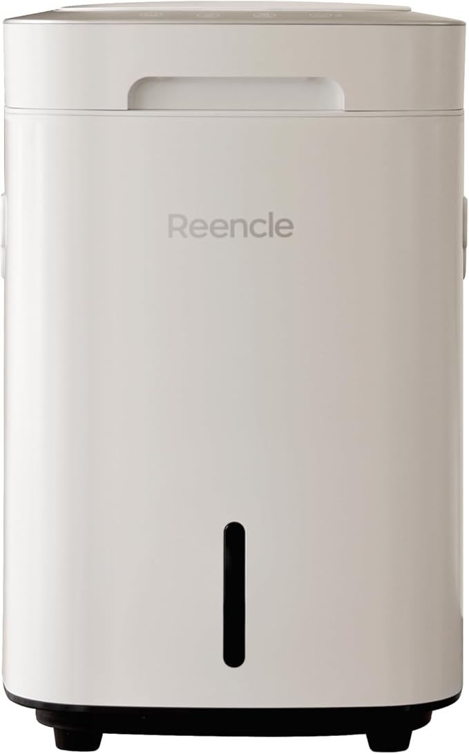 Reencle Prime Electric Composter - 14L Kitchen Composter, Decomposes Up to 2.2 lbs Food Waste Daily, Odorless Indoor Composting with Whisper-Quiet Technology & Rapid Decomposition (White)